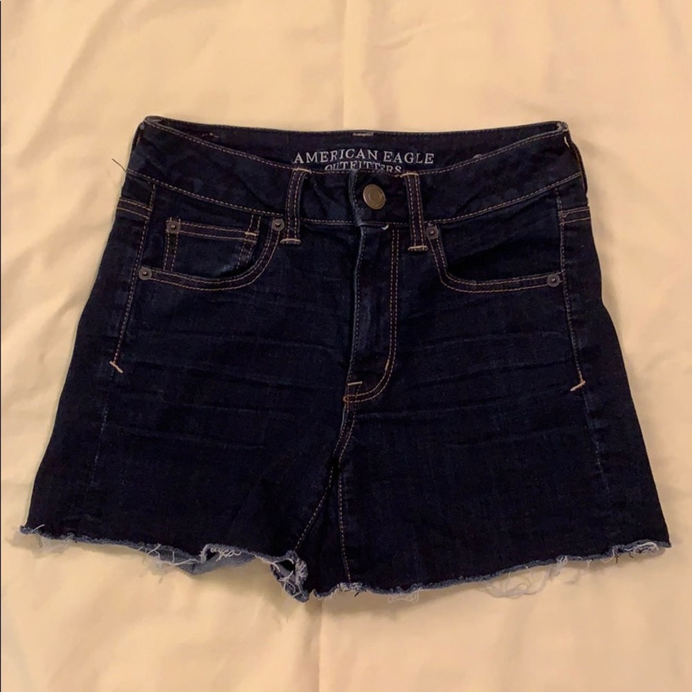 High-rise Jean Shorts